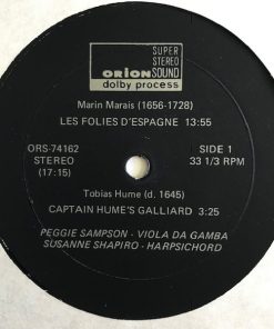 Marin Marais, Tobias Hume, Peggy Sampson, Susanne Shapiro-2