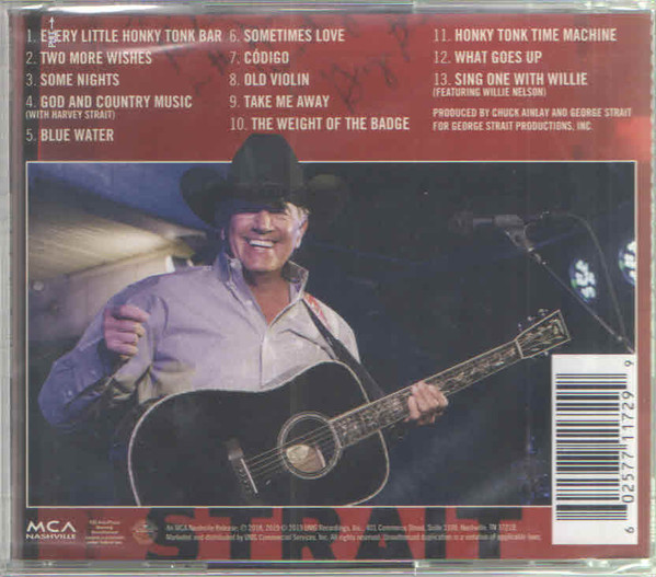 George Strait - Honky Tonk Time Machine (CD, Album) (Mint (M)) - Image 2
