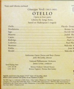 Giuseppe Verdi, Placido Domingo, Renata Scotto, Sherrill Milnes, National Philharmonic Orchestra, James Levine (2)-2