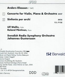 Anders Eliasson (2), Sveriges Radios Symfoniorkester, Johannes Gustavsson-1