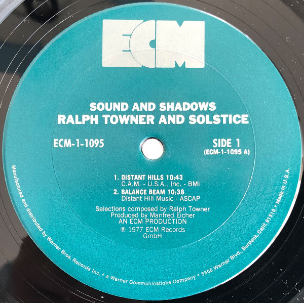 Ralph Towner - Solstice / Sound And Shadows (LP, Album) (Very Good Plus (VG+)) - Image 3