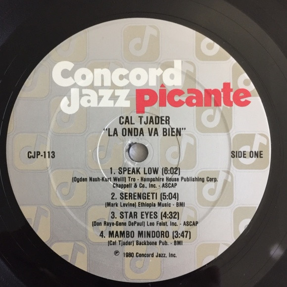 Cal Tjader - La Onda Va Bien (LP, Album) (Very Good Plus (VG+)) - Image 3