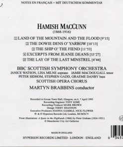 Hamish MacCunn - Janice Watson · Lisa Milne · Jamie MacDougall · Peter Sidhom (2) · Stephen Gadd (3) · BBC Scottish Symphony Orchestra · Martyn Brabbins-1
