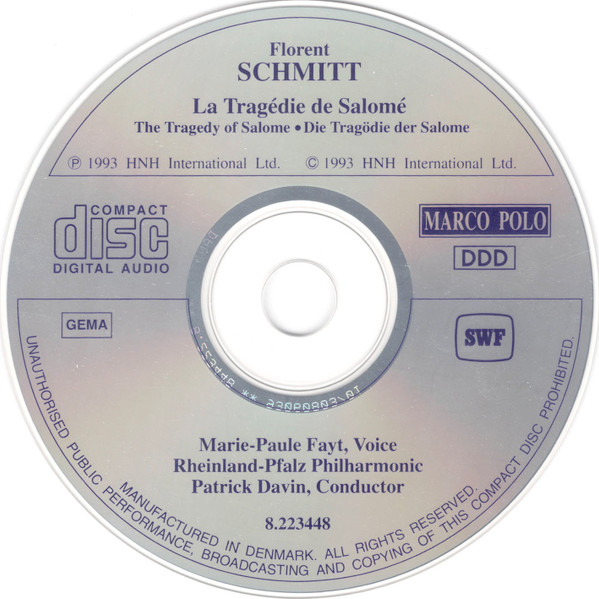 Florent Schmitt, Marie-Paule Fayt, Rheinland-Pfalz Philharmonic*, Patrick Davin-2