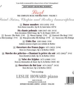Liszt* - Berlioz*, Chopin*, Saint-Saëns* / Leslie Howard-1
