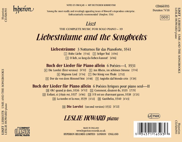 Liszt* / Leslie Howard-1