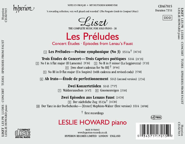 Liszt* / Leslie Howard-1