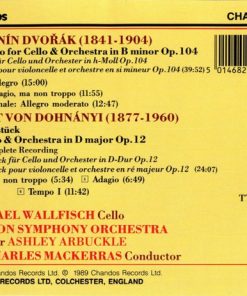 Dvořák*, Dohnányi*, Raphael Wallfisch - Cello, London Symphony Orchestra, Sir Charles Mackerras-1