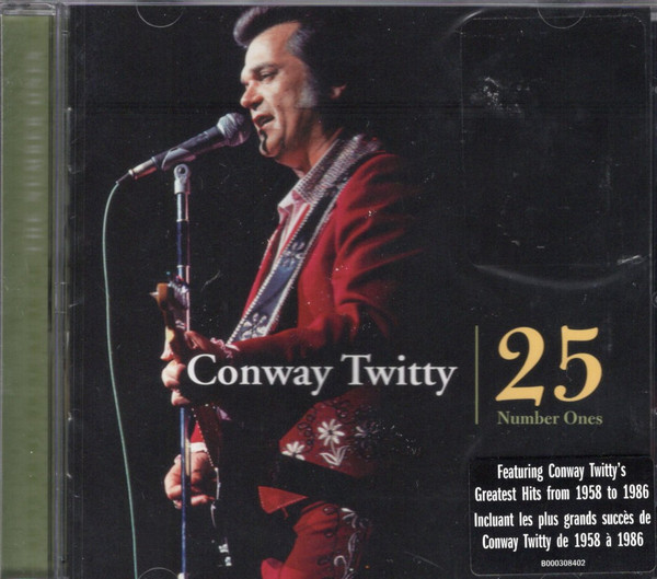 Conway Twitty - 25 Number Ones (CD, Album, Comp) (Mint (M))