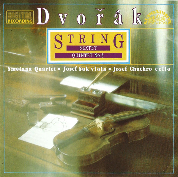 Dvořák* - Smetana Quartet • Josef Suk • Josef Chuchro-1