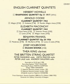 Thea King, Britten Quartet, Herbert Howells, Elizabeth Maconchy, Arnold Cooke, Benjamin Frankel, Joseph Holbrooke-1