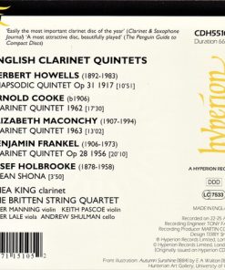 Thea King, Britten Quartet, Herbert Howells, Elizabeth Maconchy, Arnold Cooke, Benjamin Frankel, Joseph Holbrooke-2
