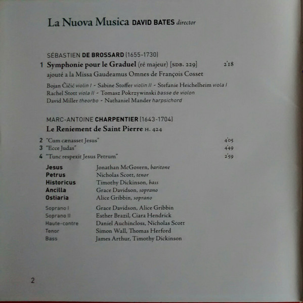 Marc Antoine Charpentier, Giacomo Carissimi - La Nuova Musica, David Bates (7)-2