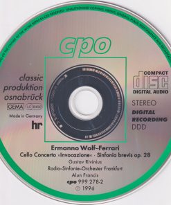 Ermanno Wolf-Ferrari, Gustav Rivinius, Radio-Sinfonie-Orchester Frankfurt, Alun Francis-2
