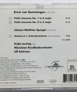 Ernst Von Gemmingen, Johann Matthias Sperger* - Kolja Lessing · Münchner Rundfunkorchester · Ulf Schirmer-1