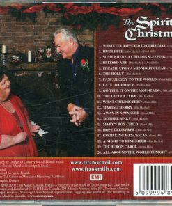 Alternative view of Rita MacNeil and Frank Mills - The Spirit Of Christmas (CD, Album) (Mint (M))