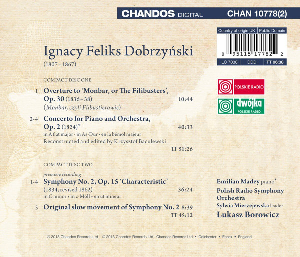 Ignacy Feliks Dobrzyński - Emilian Madey, Polska Orkiestra Radiowa, Łukasz Borowicz-1