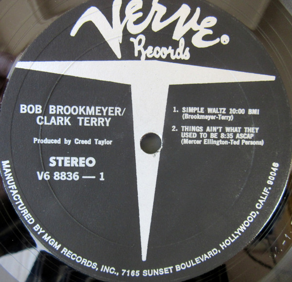 Clark Terry & Bob Brookmeyer - Previously Unreleased Recordings (LP, Album) (Very Good Plus (VG+)) - Image 3