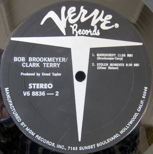 Clark Terry & Bob Brookmeyer - Previously Unreleased Recordings (LP, Album) (Very Good Plus (VG+)) - Image 4
