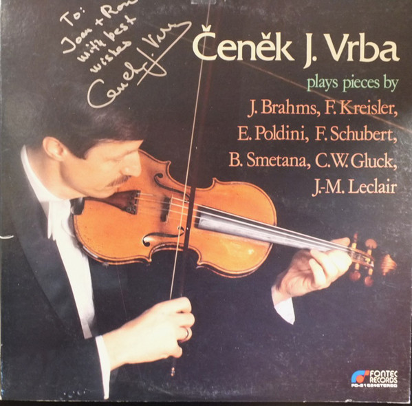 Čeněk J. Vrba - Violin Recital (LP) (Near Mint (NM or M-))