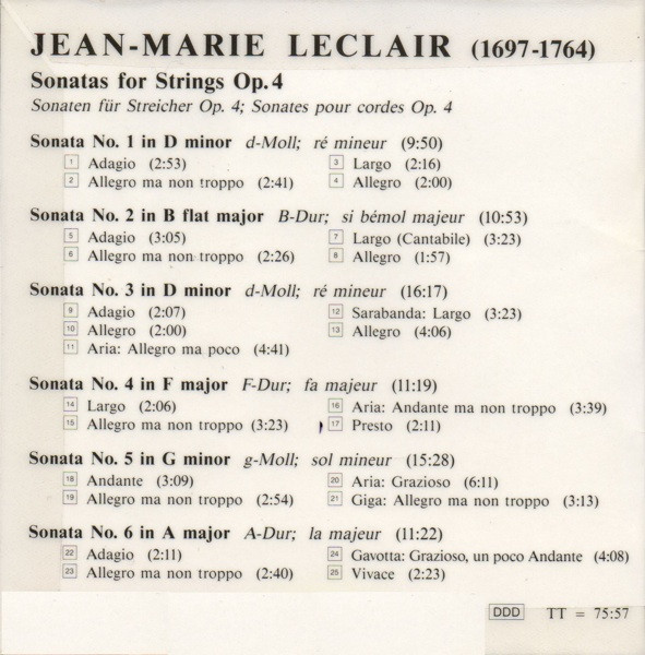 Leclair* - The Purcell Quartet-1