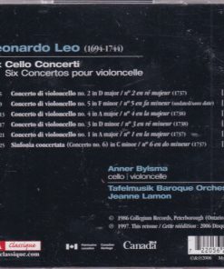 Leonardo Leo - Anner Bylsma, Tafelmusik Baroque Orchestra, Jeanne Lamon-1