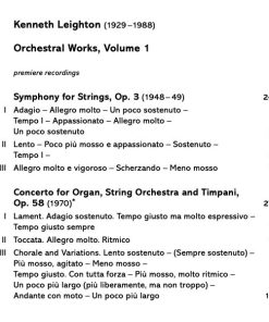 Leighton*, John Scott (10), BBC National Orchestra Of Wales, Richard Hickox-2