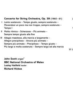 Leighton*, John Scott (10), BBC National Orchestra Of Wales, Richard Hickox-3
