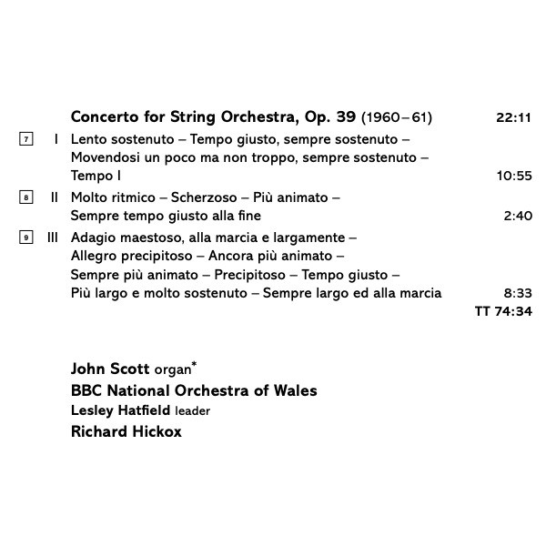 Leighton*, John Scott (10), BBC National Orchestra Of Wales, Richard Hickox-3