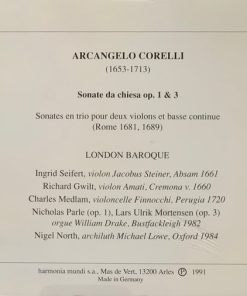 Arcangelo Corelli, London Baroque-1