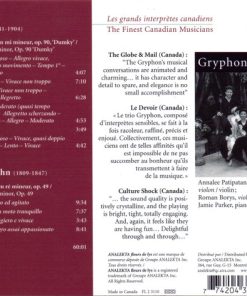 Dvorak*, Mendelssohn*, Gryphon Trio*-1