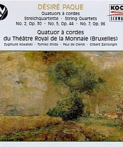 Désiré Paque, Quatuor À Cordes Du Théâtre Royal De La Monnaie-0