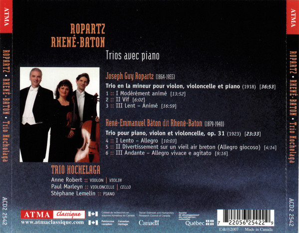 Ropartz*, Rhené-Baton / Trio Hochelaga-1