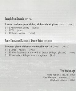 Ropartz*, Rhené-Baton / Trio Hochelaga-3