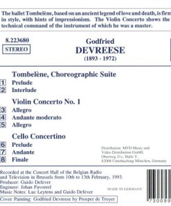 Godfried Devreese – Guido de Neve · Viviane Spanoghe, BRT Philharmonic Orchestra (Brussels)*, Frédéric Devreese*-2