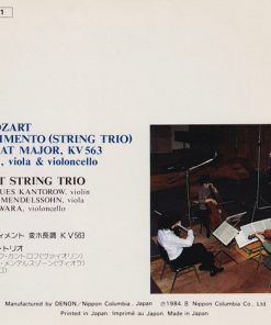 W.A.Mozart*, Mozart String Trio, Jean-Jacques Kantorow - Vladimir Mendelssohn - Mari Fujiwara-1