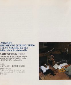 W.A.Mozart*, Mozart String Trio, Jean-Jacques Kantorow - Vladimir Mendelssohn - Mari Fujiwara-3