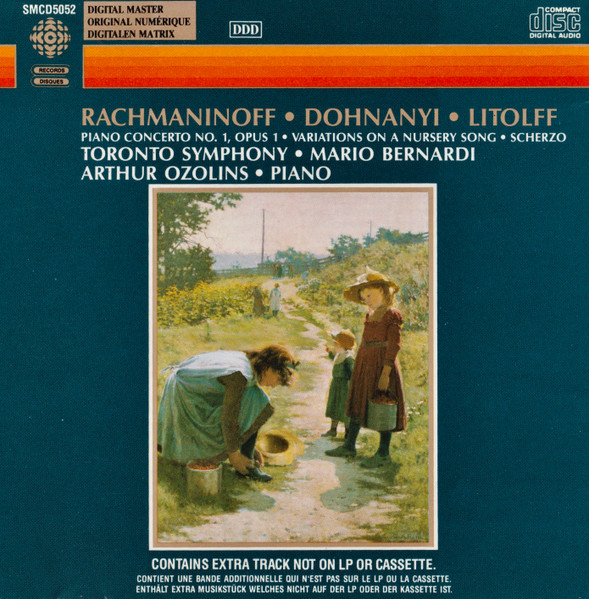 Rachmaninoff*, Dohnányi*, Litolff* / Toronto Symphony Orchestra, Mario Bernardi (2), Arthur Ozolins-0