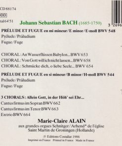 J.S. Bach* - Marie-Claire Alain-1