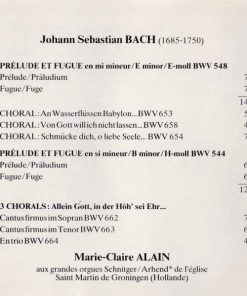 J.S. Bach* - Marie-Claire Alain-3