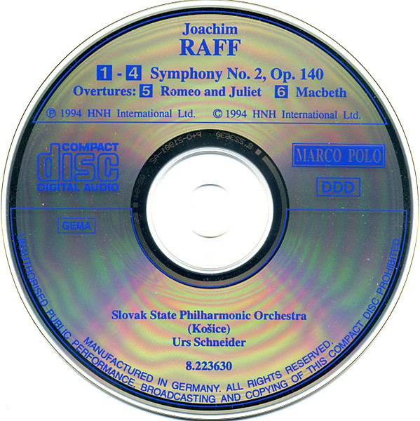 Joachim Raff* - Slovak State Philharmonic Orchestra (Košice)*, Urs Schneider-2