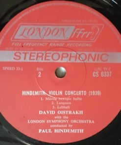 David Oistrakh*, Bruch*, Hindemith*, London Symphony Orchestra, Horenstein*-3