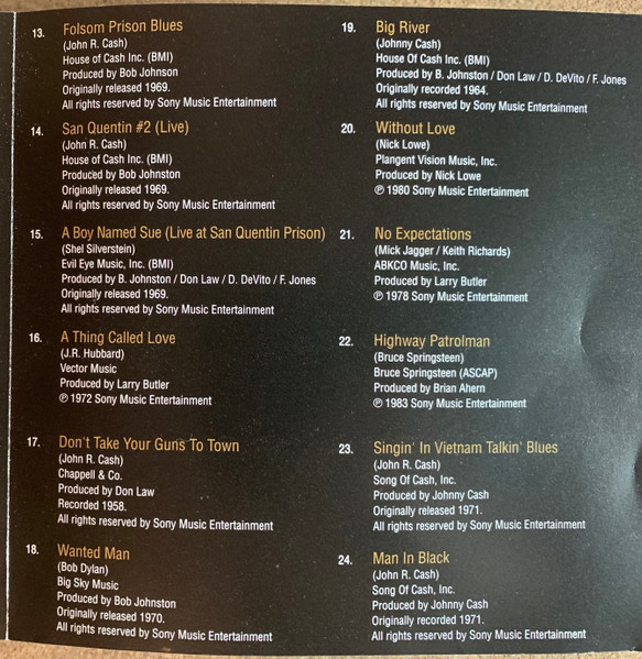 Johnny Cash - The Man In Black: The Definitive Collection (CD, Comp) (Mint (M)) - Image 5