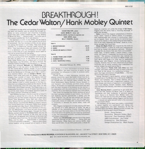 The Cedar Walton / Hank Mobley Quintet-1