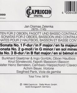 Jan Dismas Zelenka, Burkhard Glaetzner-1