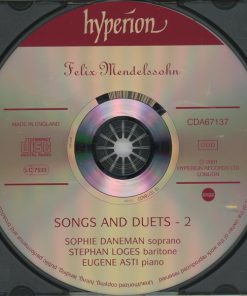 Mendelssohn* - Sophie Daneman, Nathan Berg, Eugene Asti-2