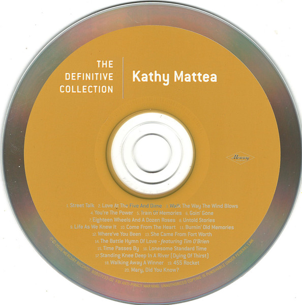 Kathy Mattea - The Definitive Collection (CD, Comp) (Mint (M)) - Image 3
