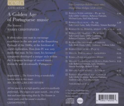 Diogo Dias Melgás, João Lourenço Rebelo, The Sixteen, Harry Christophers-1