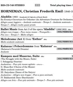 Christian Frederick Emile Horneman, Aalborg Symfoniorkester, Owain Arwel Hughes-1