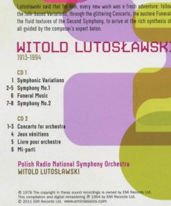 Lutosławski* - Polish Radio National Symphony Orchestra*, Witold Lutosławski*-1